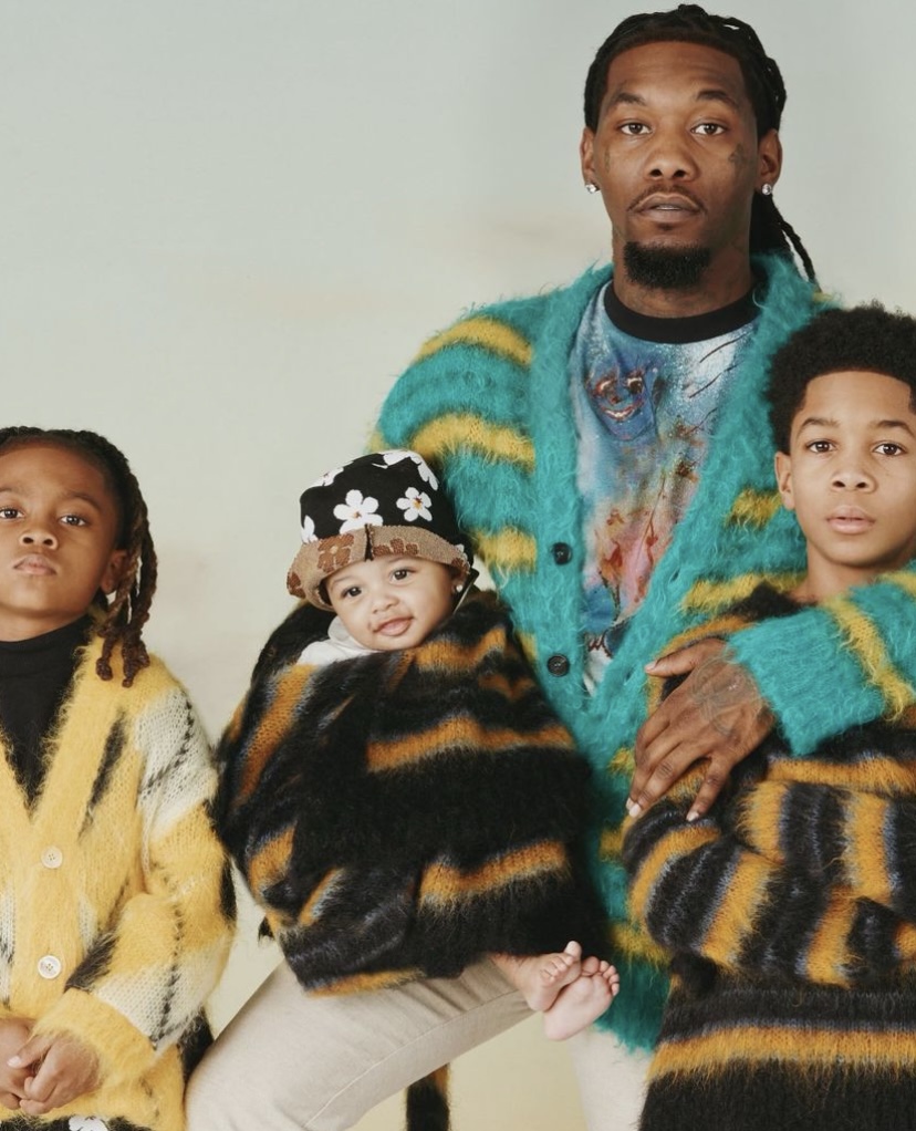 "Rapped In Love" Cardi B And Offset Debut Essence Cover With Family