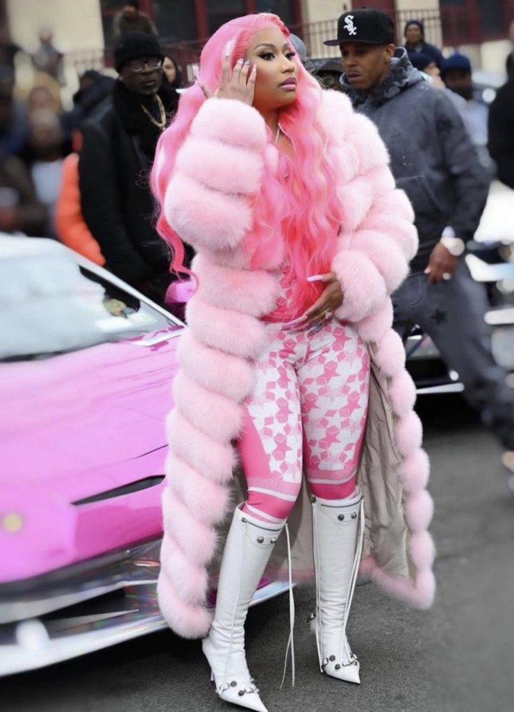 Nicki Minaj Films Video for 