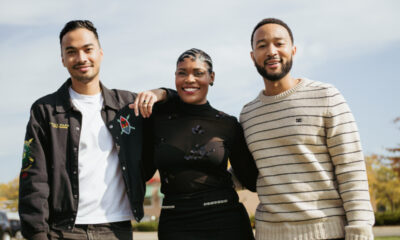 John Legend, Michaël Brun, and Rutshelle Guillaume